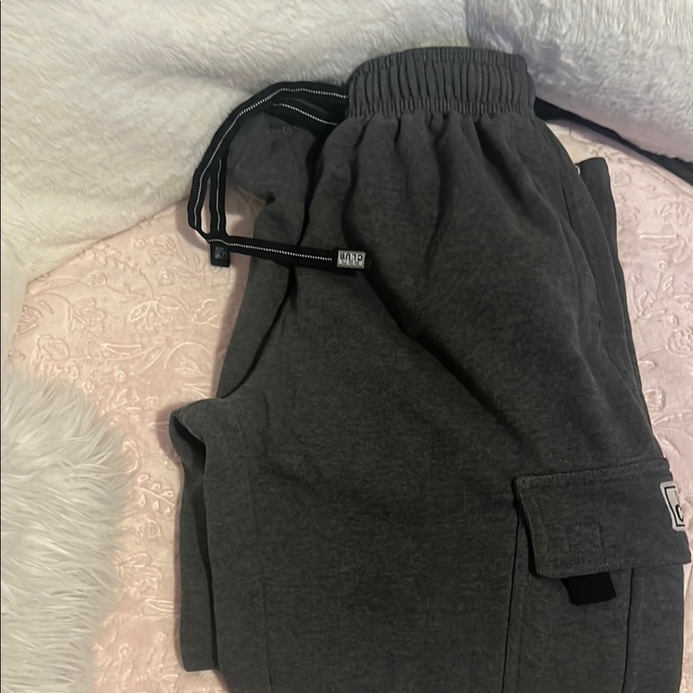 Champion Men's Cargo Pants - Dark Gray